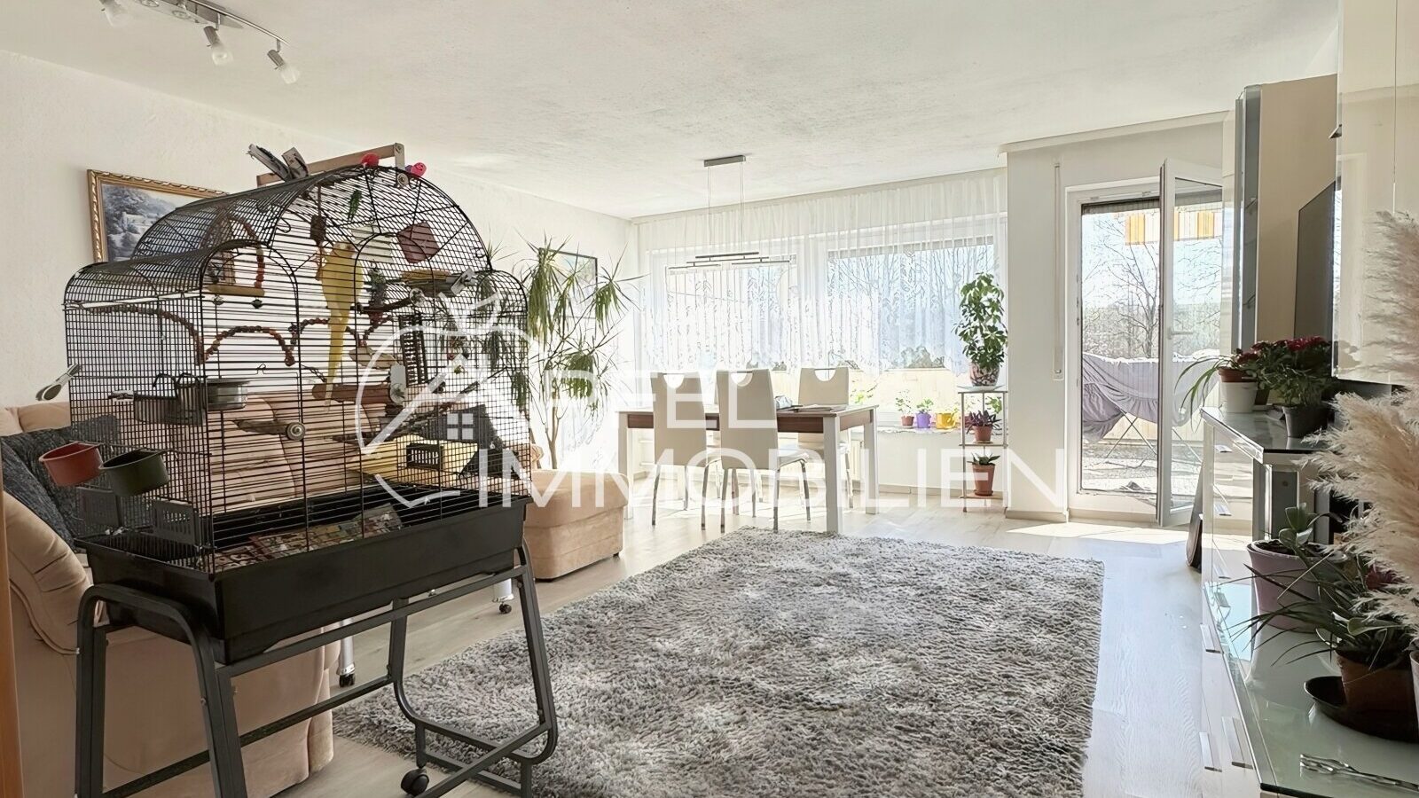 Gemütliche 3-Zimmer-Wohnung mit Balkon und Garage in guter Lage
